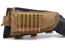 9 Rounds Shell Holder Pouch Carrier Rifle ButtStock Cartridge Ammo Pouch
