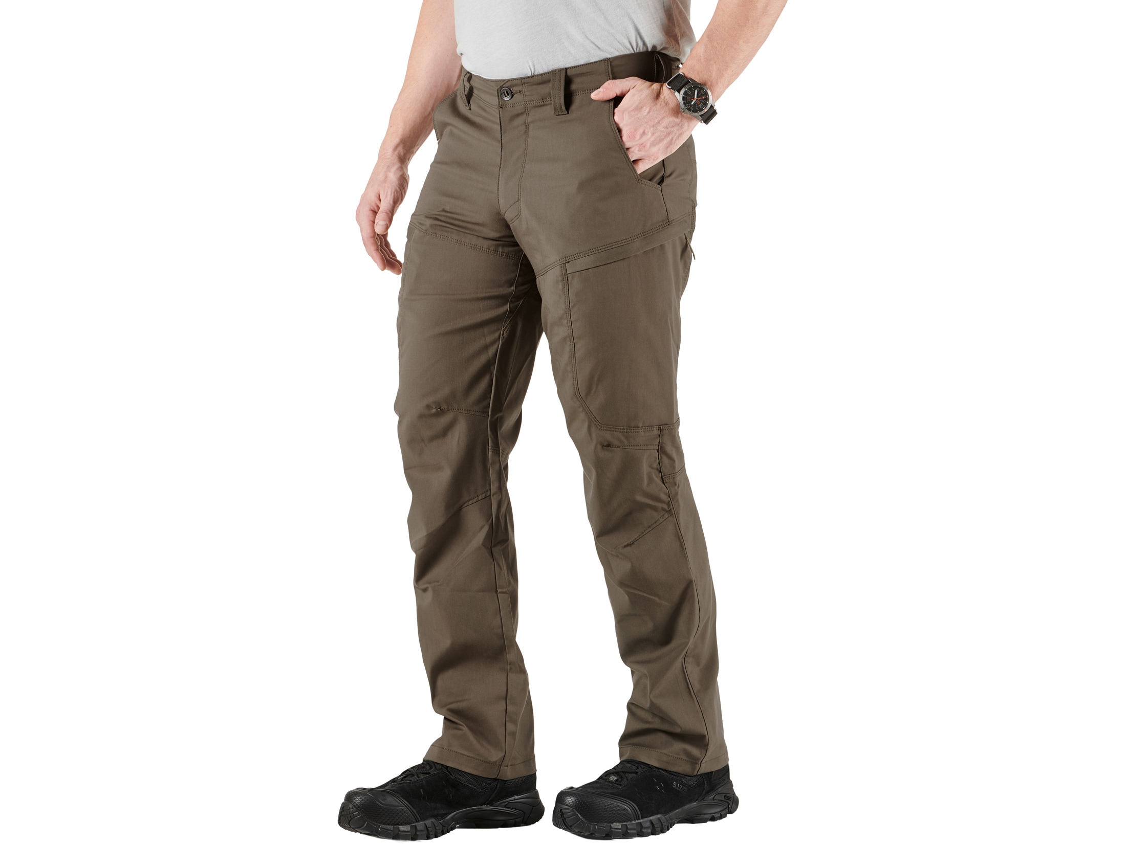 5.11 Men's Apex Tactical Pants Flex-Tac Ripstop Polyester/Cotton Storm