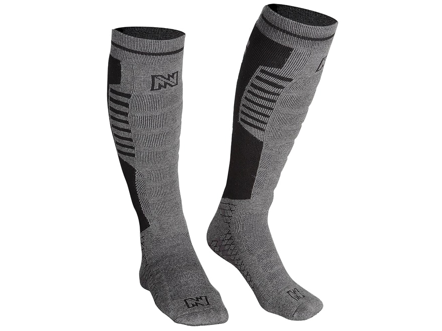 Mobile Warming Men's Replacement Socks Cotton/Nylon Gray Large