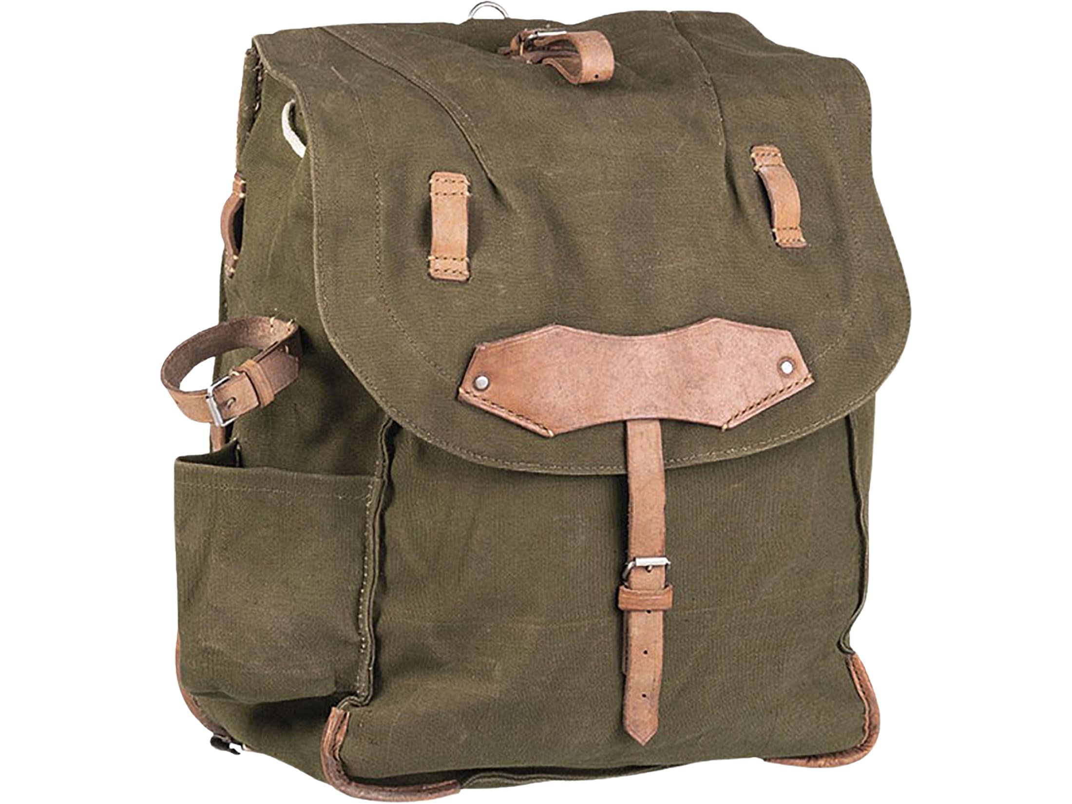 free shipping Details about   Italian Army Large O.D./Khaki Vintage Ruck Sack w/shoulder straps 