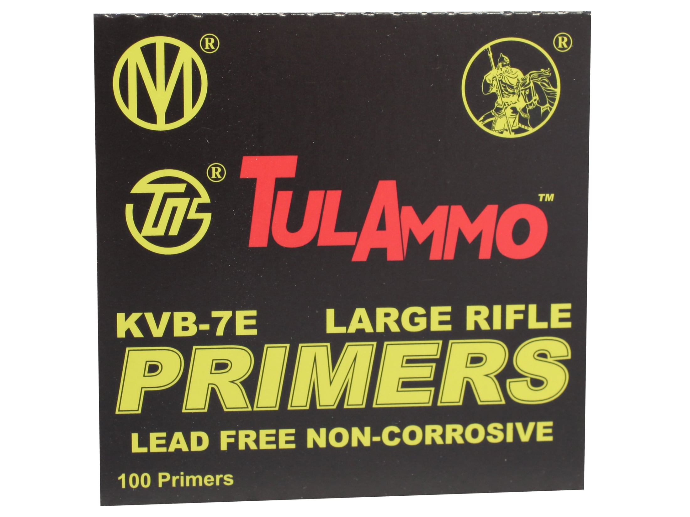 TulAmmo Large Rifle Primers Lead-Free Case of 5000 (5 Boxes of 1000)
