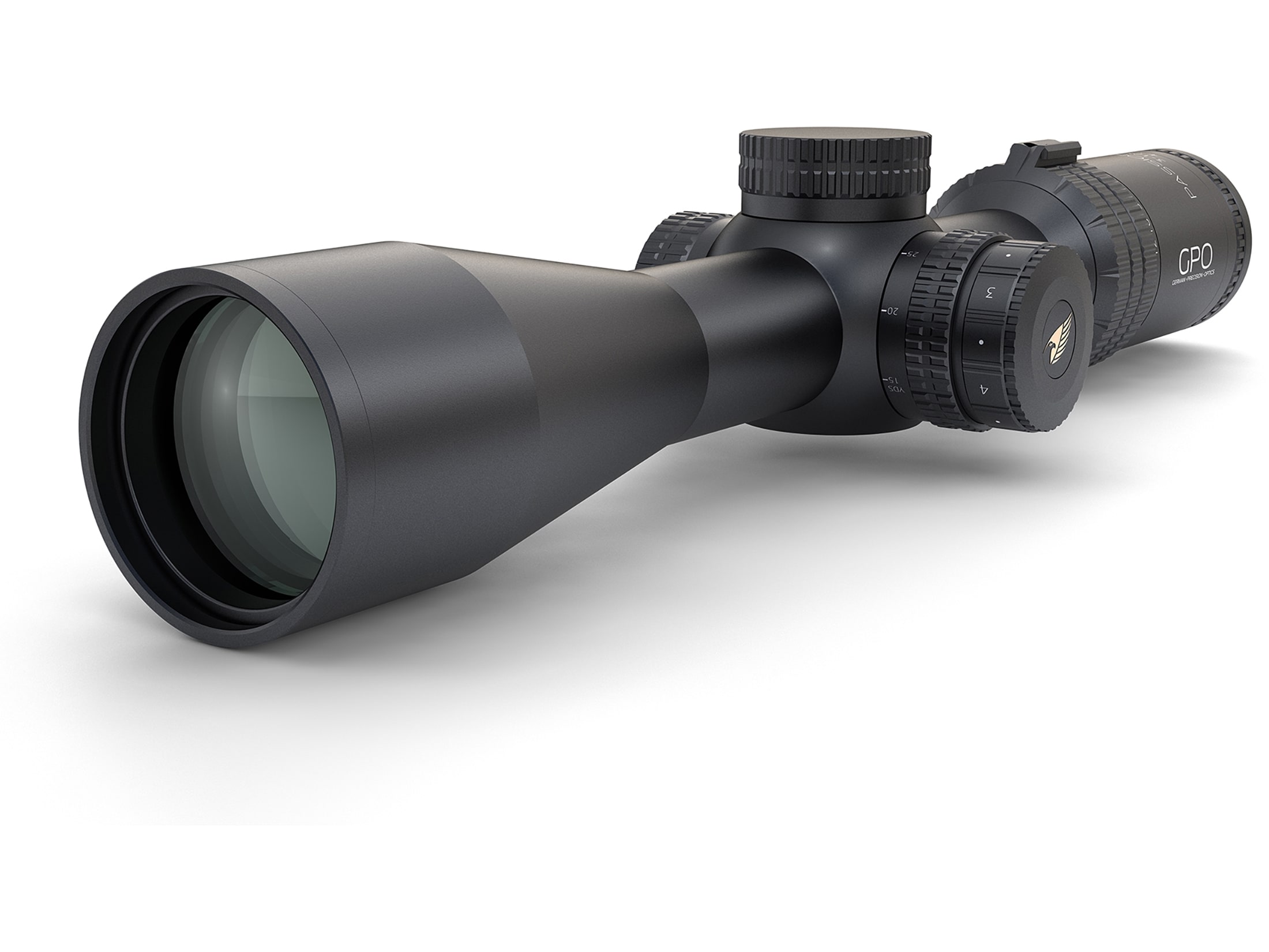 German Precision Optics GPO Passion HDi Rifle Scope 30mm Tube 3-12x 40mm Illuminated G4i Reticle Matte Black