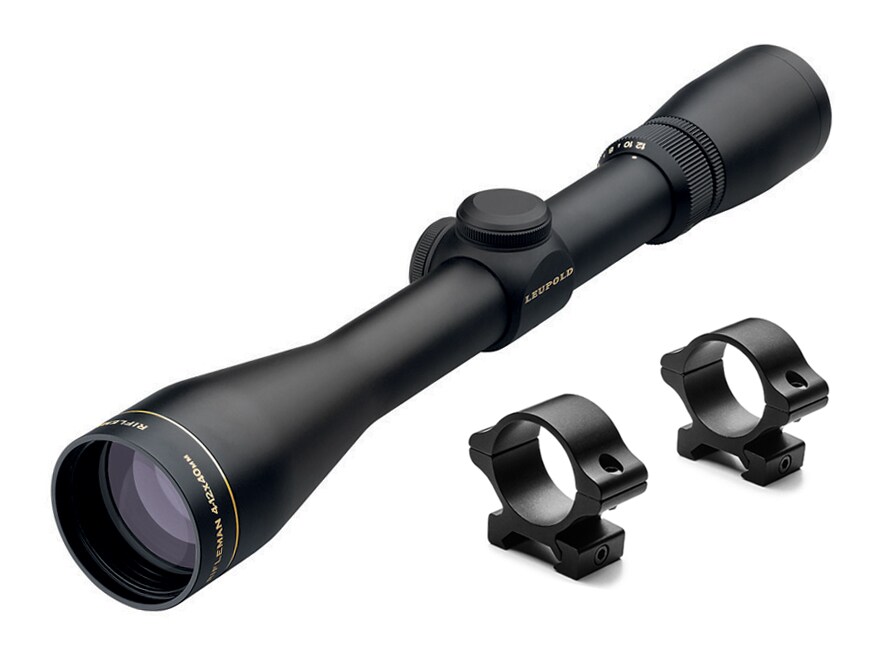 Leupold Rifleman Rifle Scope 412x 40mm Rifleman Ballistic Reticle Kit