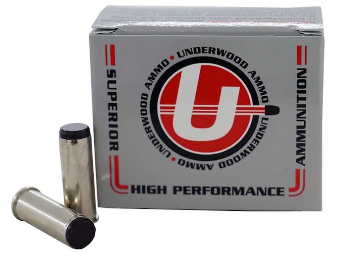 Underwood Ammo Wadcutter Nickel Plated Brass .44 SPC 200 Grain 20-Rounds HCWC