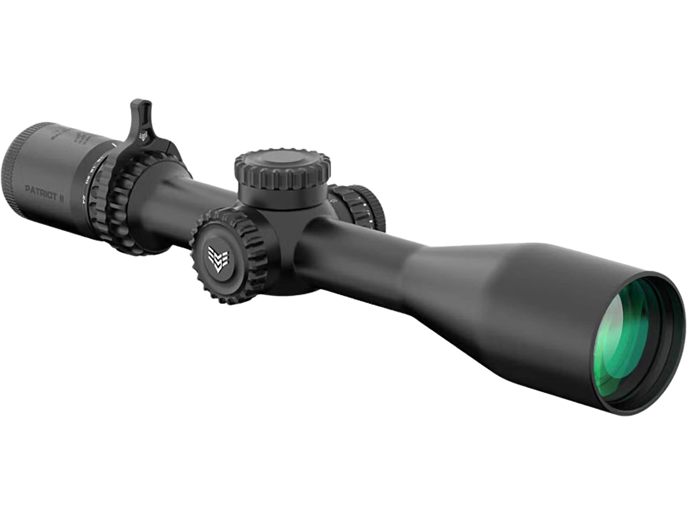 Swampfox Optics Patriot II Rifle Scope 30mm Tube 6-24x 50mm Clean Tree Reticle Matte Black