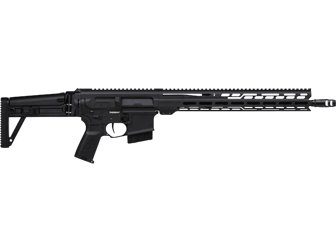 CMMG DISSENT Mk4 Semi Automatic Rifle 338 Advanced Rifle Cartridge (338 ARC) 16.1" Black Threaded Barrel Armor Black Frame Black Pistol Grip