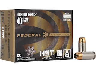 Product Comparison for Federal Premium Personal Defense 40 S&W Ammo 180 ...