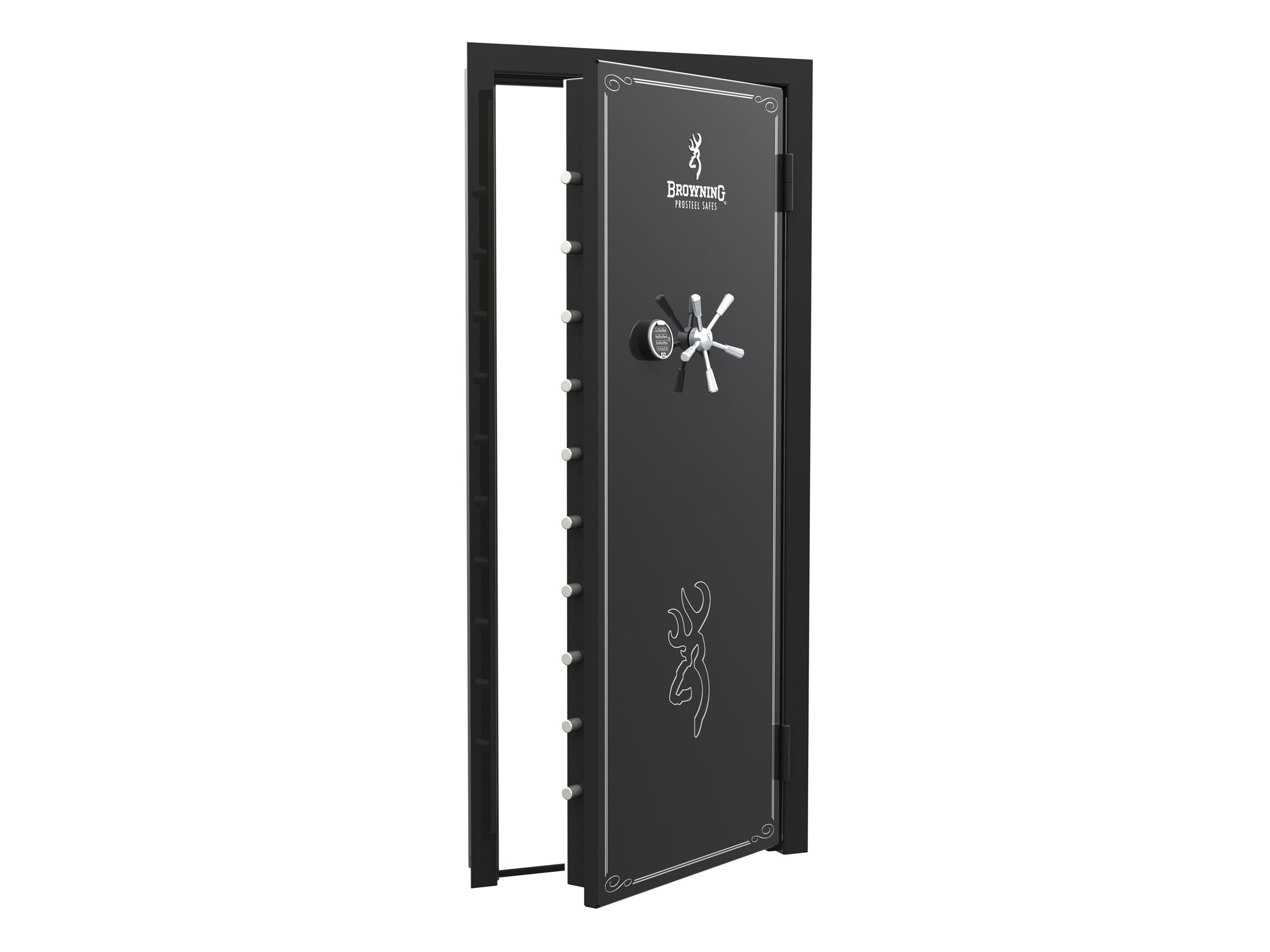 Browning Universal Vault Door Standard Out Swing Electronic Lock Gloss