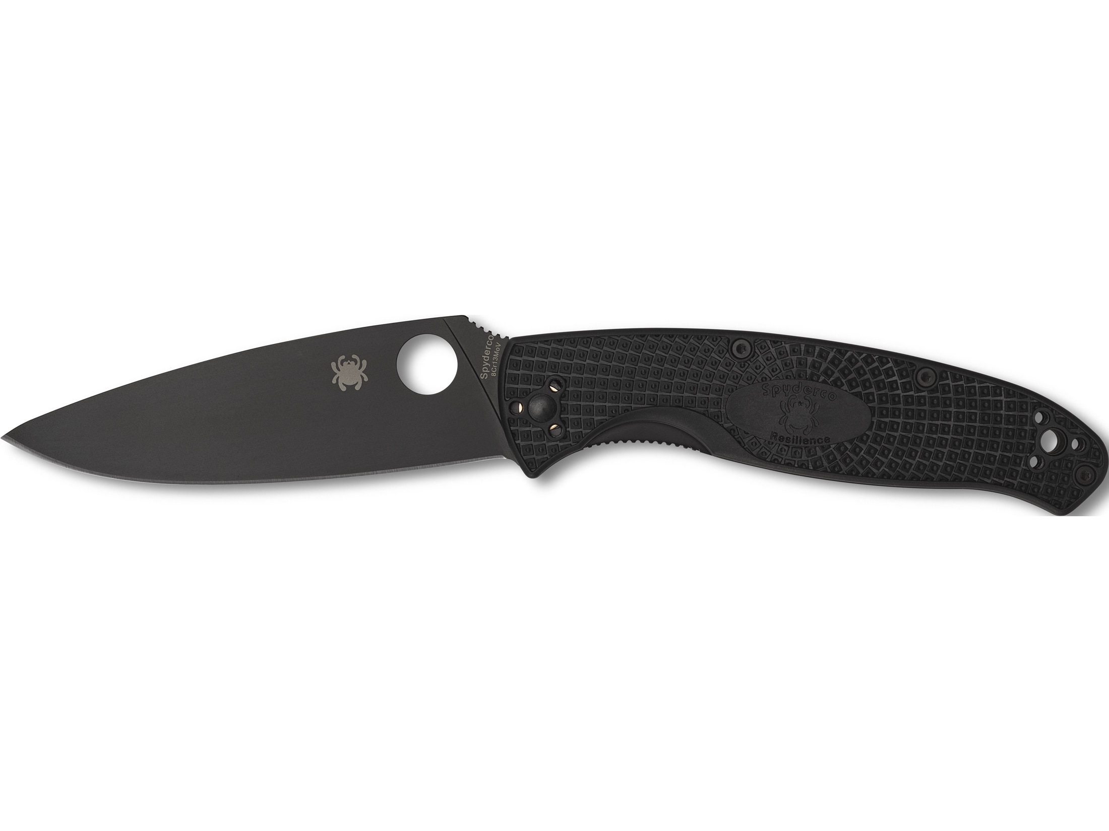 Spyderco Resilience Lightweight Folding Knife 4.2 Drop Point 8Cr13MoV