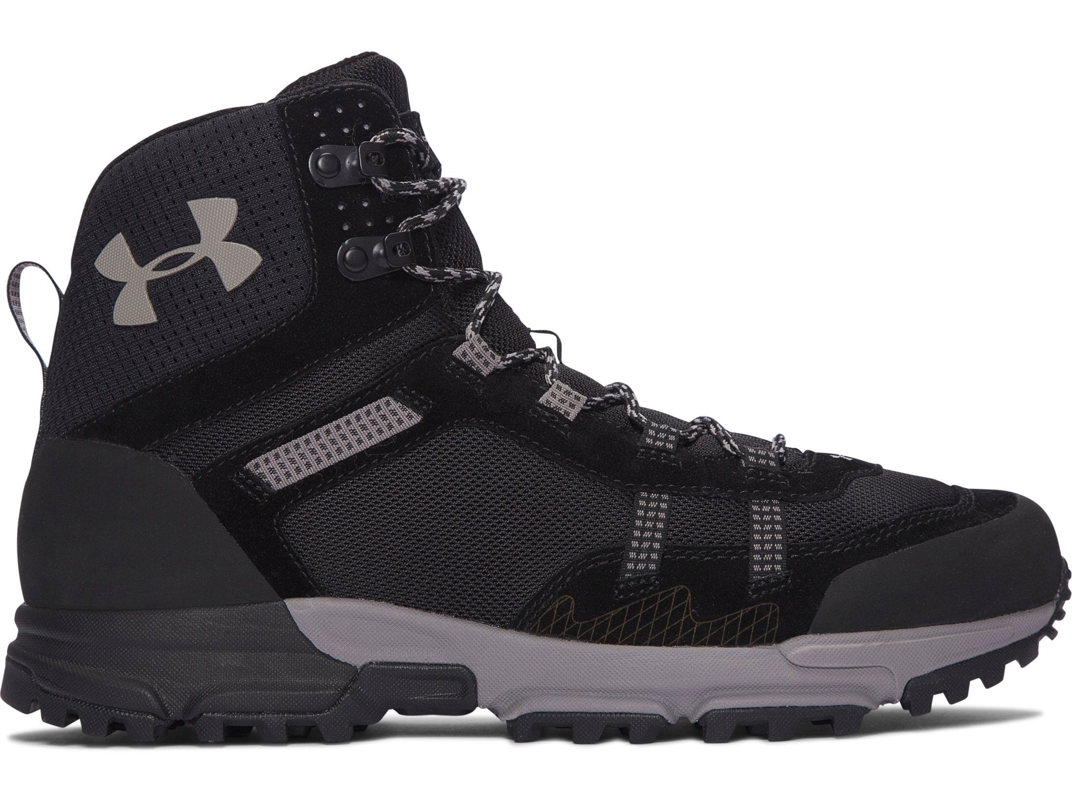 Under Armour UA Defiance Mid 6 Hiking Boots Synthetic Rhino Gray Men's