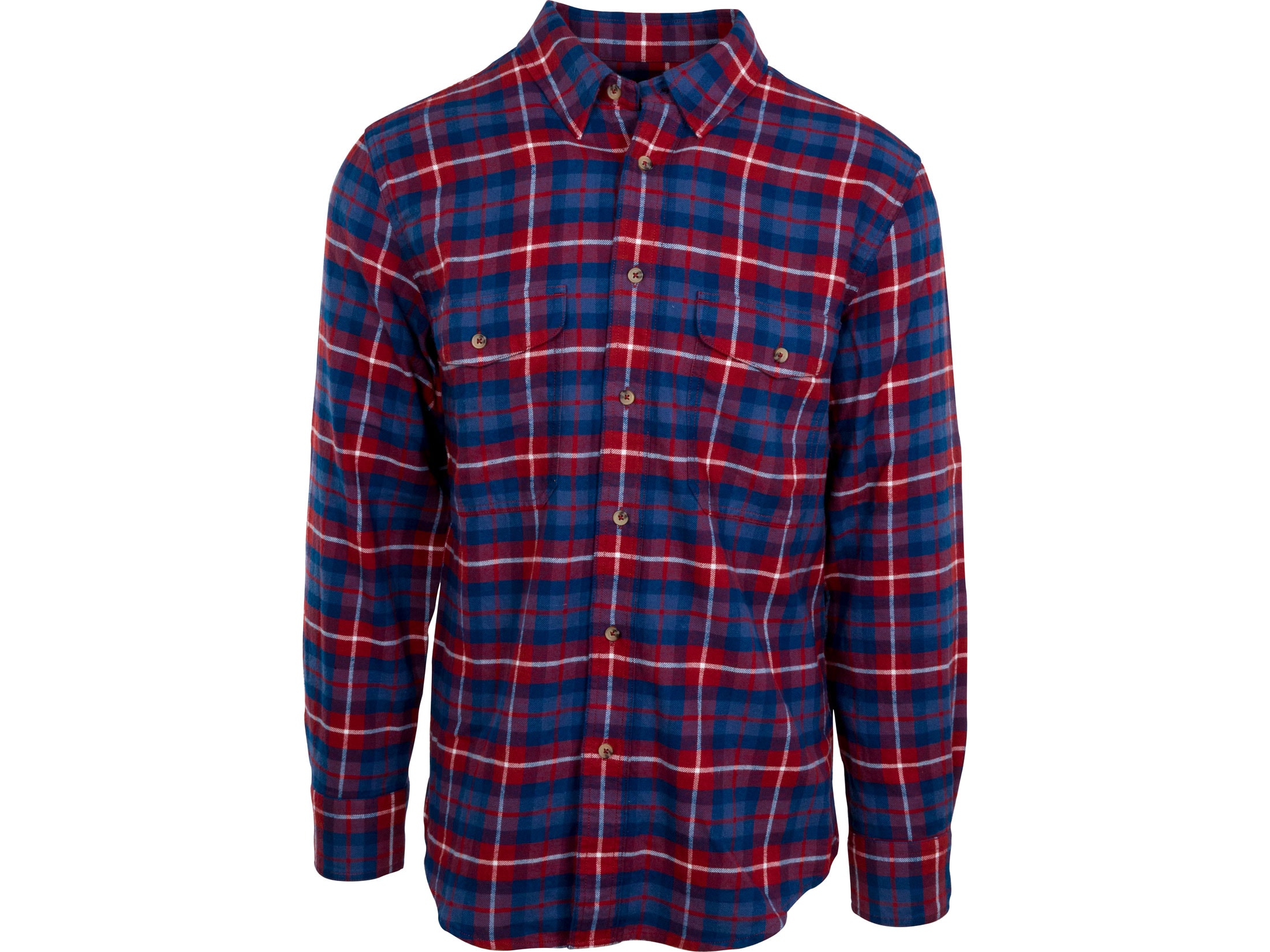 MidwayUSA Men's All Season Flannel Long Sleeve Shirt Charleston