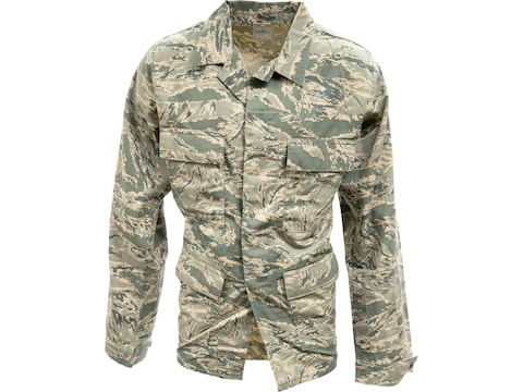 Military Surplus Airman Battle Uniform Coat Grade 1 ABU Camo 46 Long