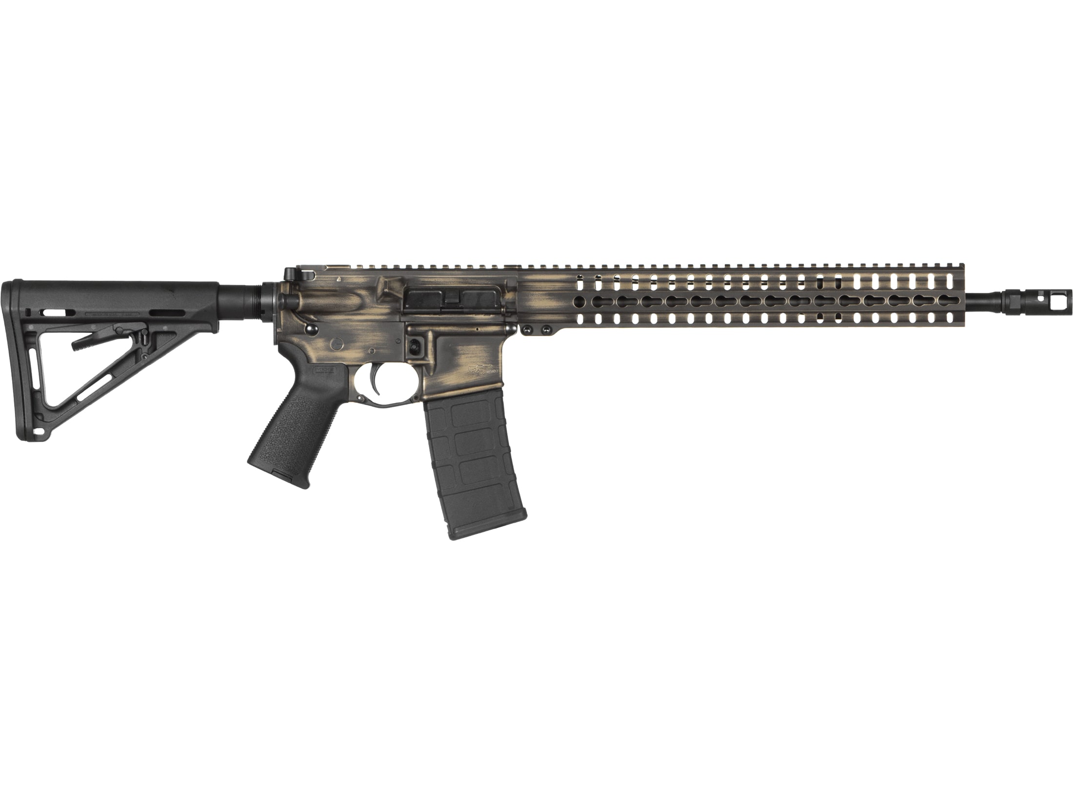 CMMG Mk4 MSR Semi Automatic Rifle 5.56x45mm NATO 16.1 Black Threaded