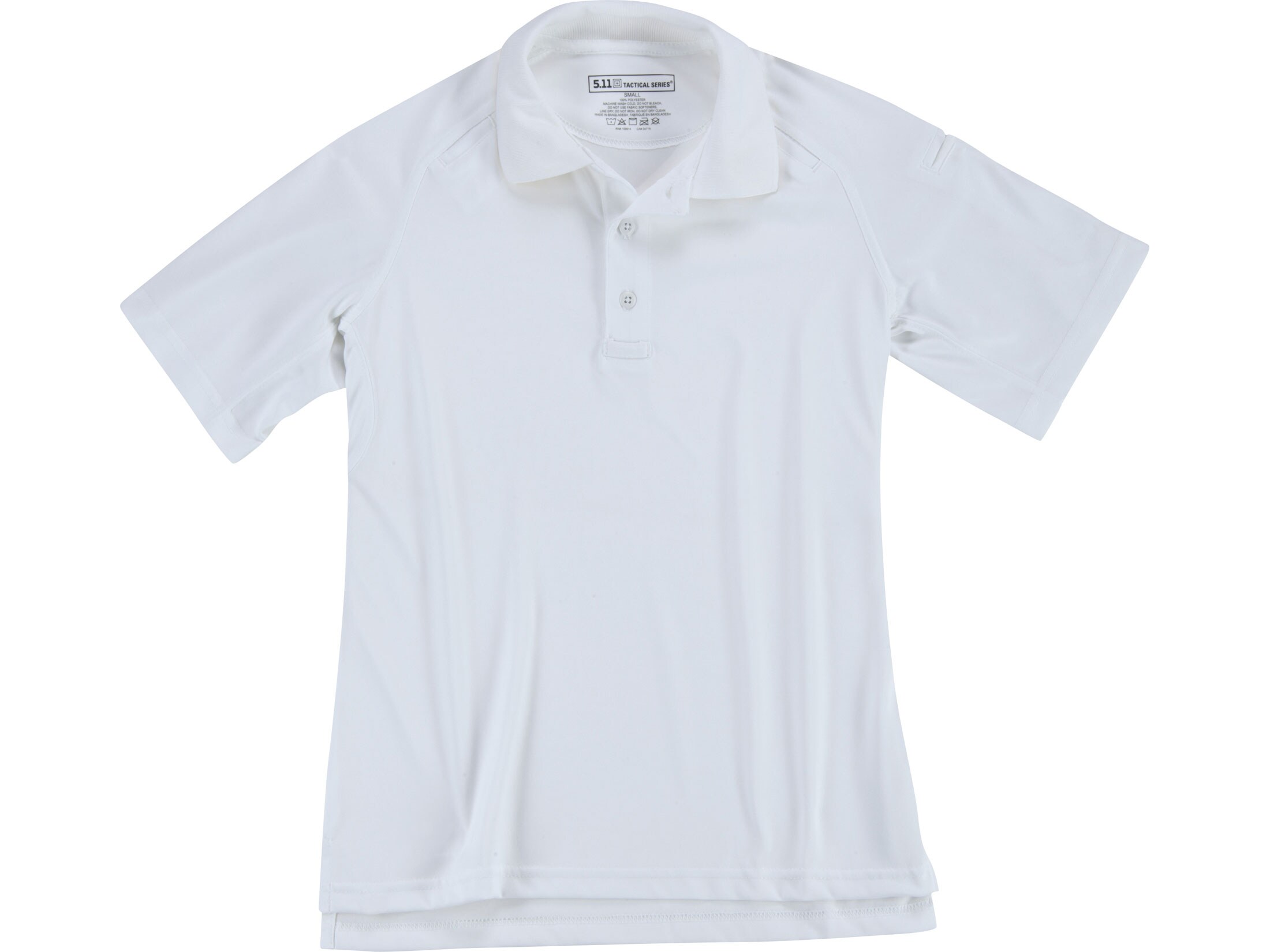 5.11 Women's Performance Polo Short Sleeve Polyester White Small