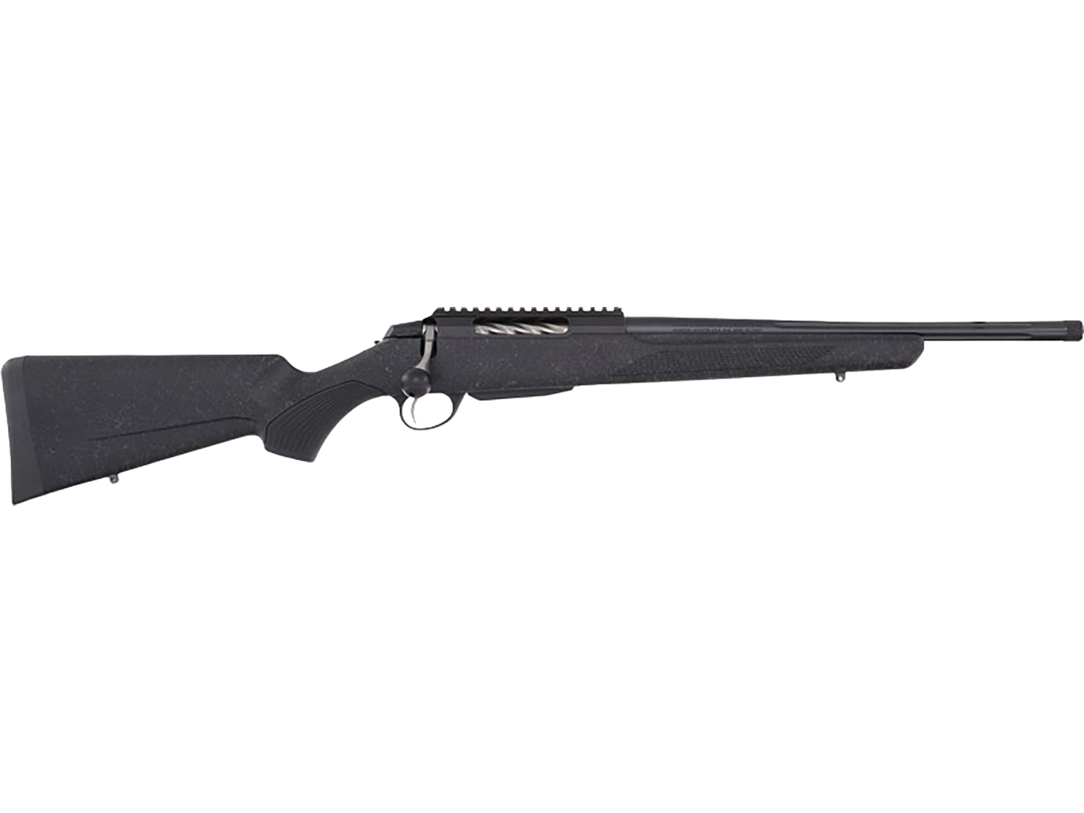Tikka T3x Roughtech Ranch Bolt Action Rifle 223 Remington 16" Black Threaded Barrel Black Frame Black Field Stock