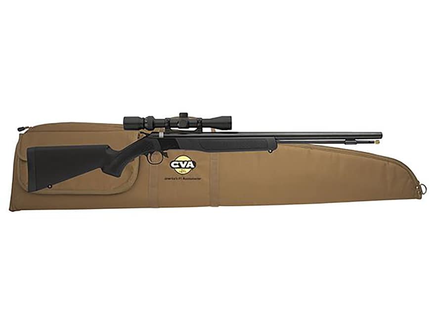 CVA Wolf Muzzleloading Rifle 50 Cal KonuShot 3-9x32mm Scope 24 SS