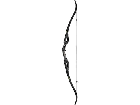 Hoyt Buffalo 60 Takedown Recurve Bow Right Hand 35 lb Black Out Limbs