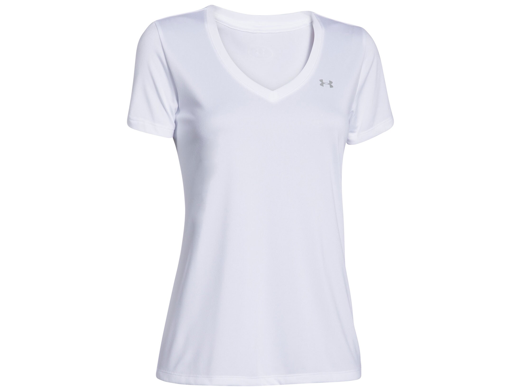Under Armour Women's Tech Short Sleeve T-Shirt Polyester White Large