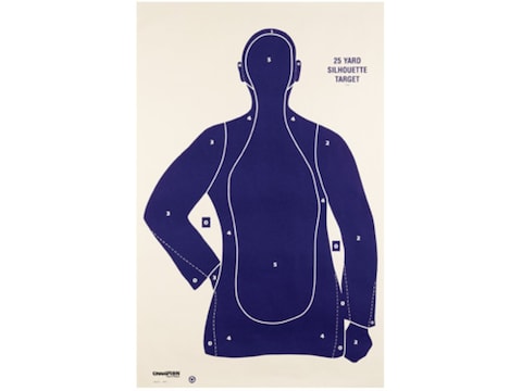 Champion LE Police Silhouette Targets B21E 22.5" x 35" Paper Pack of 100