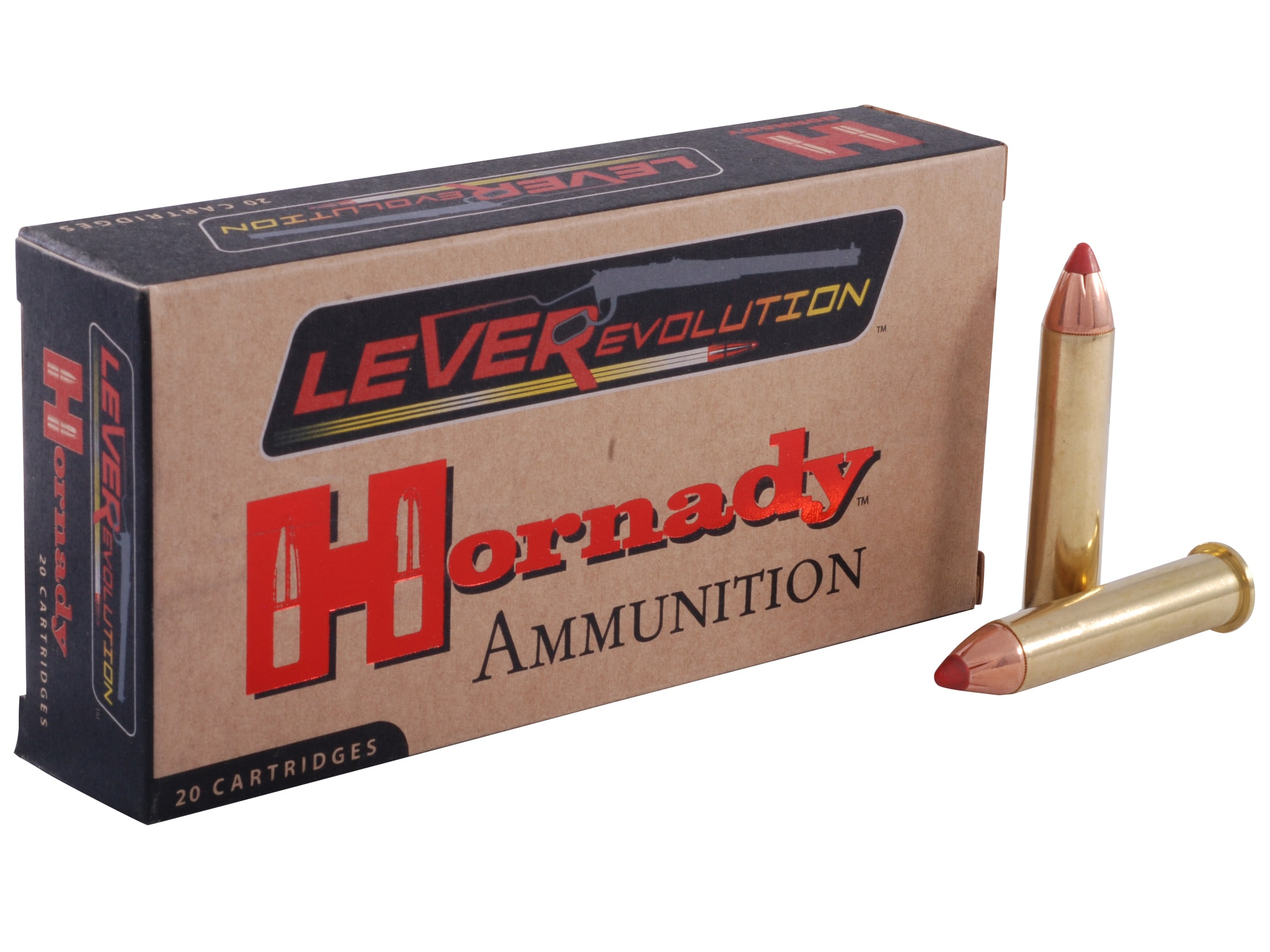 Hornady LEVERevolution 45 70 Government Ammo 325 Grain Hornady FTX