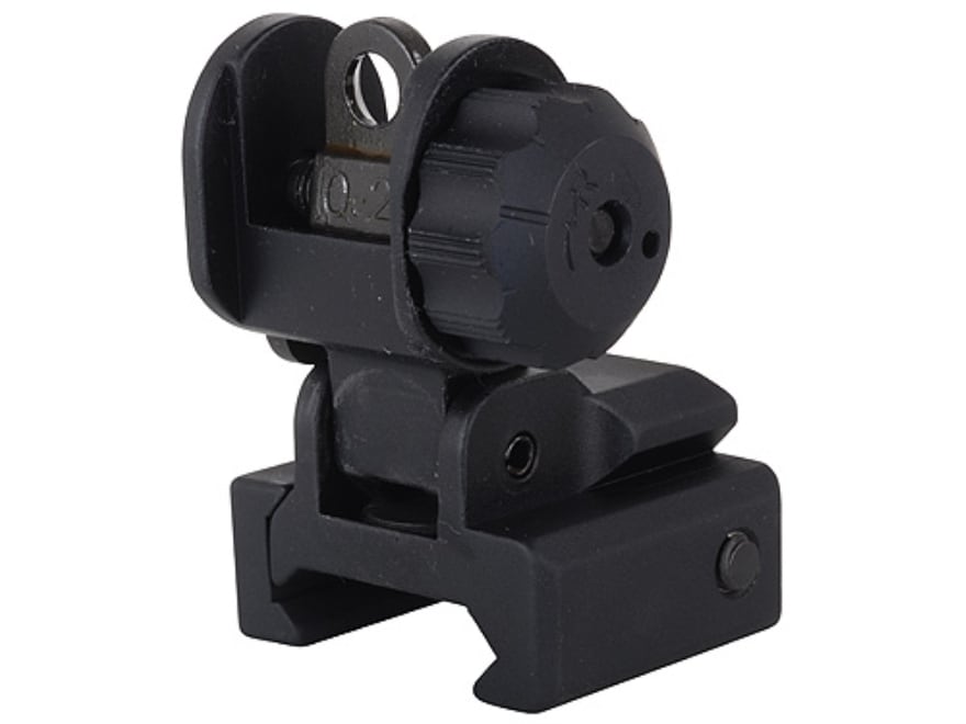 GG&G FlipUp Rear Sight Locking Detent AR15 FlatTop Aluminum Matte