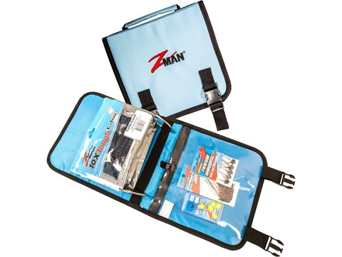 Zman Bait BinderZ - Pochette De Rangement Pour Appâts ElaZtech - Bleu, Dimensions 37x23x9 Cm, Neuf