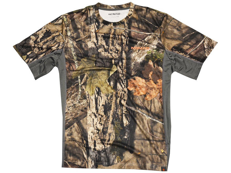 Nomad Men's Icon Short Sleeve T-Shirt Polyester Mossy Oak Break-Up