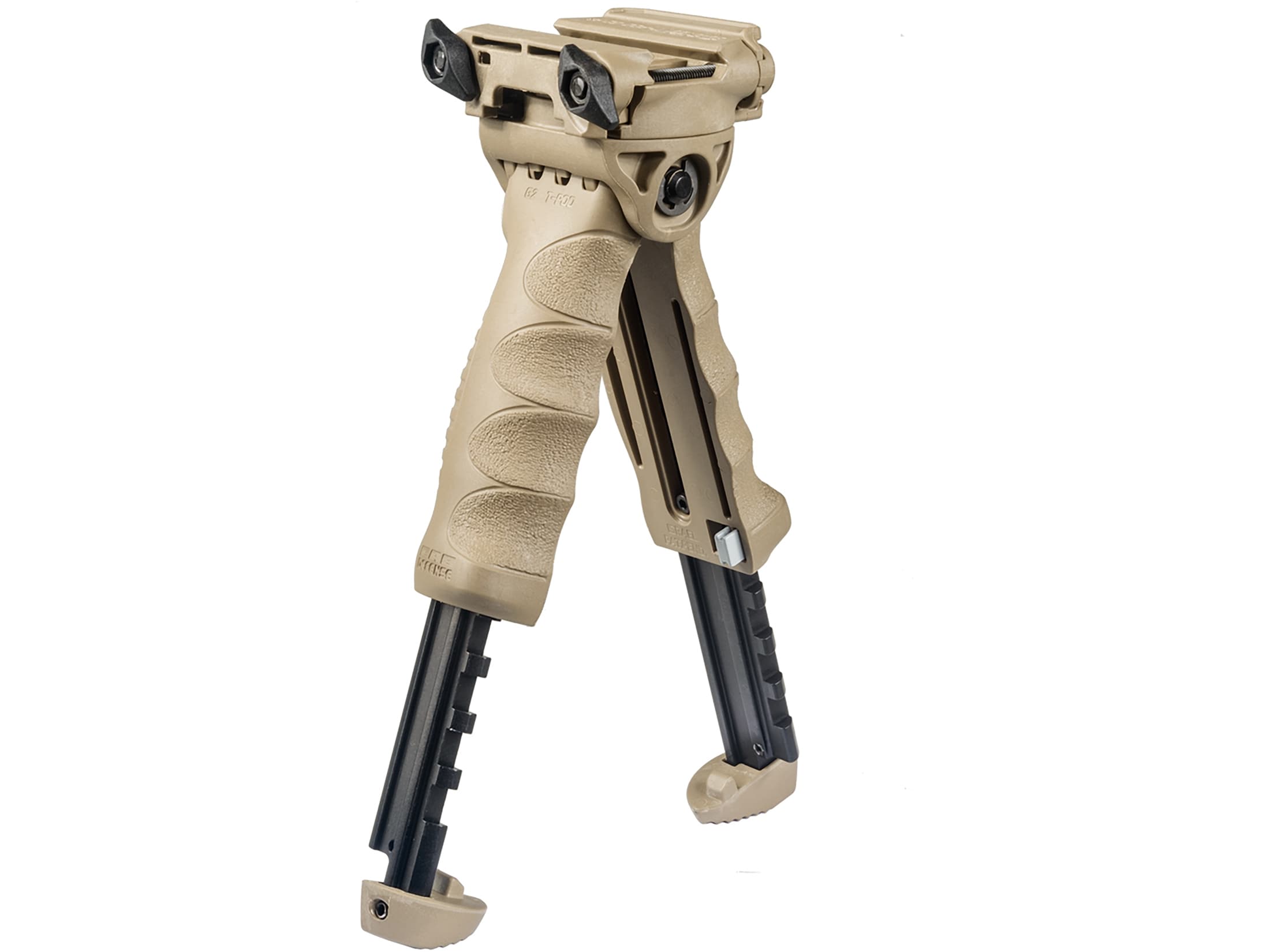 FAB Defense Gen 2 Pivoting Vertical Foregrip with Quick Release Integrated Bipod