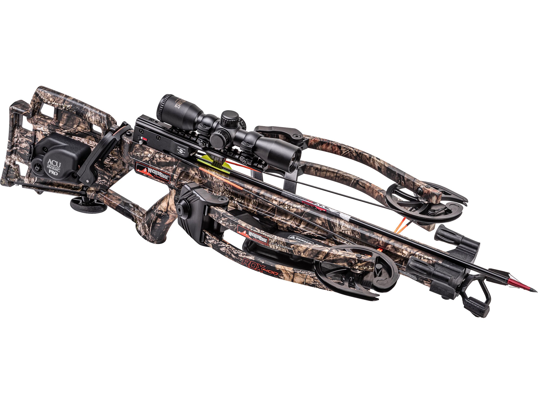 Wicked Ridge RDX 400 AcuDraw Crossbow Package Mossy Oak Country