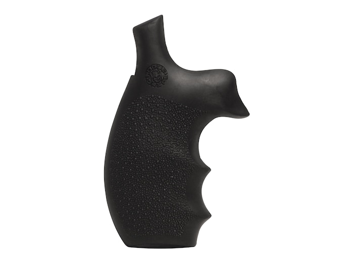 Hogue Bantam Grips for with Top Finger Groove S&W K, L-Frame Round Butt Rubber Black