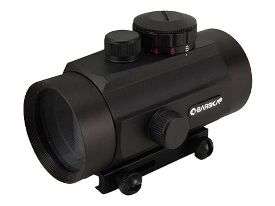 Barska Red Dot Sight 40mm Tube 1x 5 MOA Red Green Dot Integral