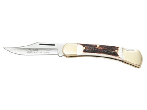 Puma Classic Series Earl Folding Knife 2.8" Clip Point German 440A Stainless Steel Blad...