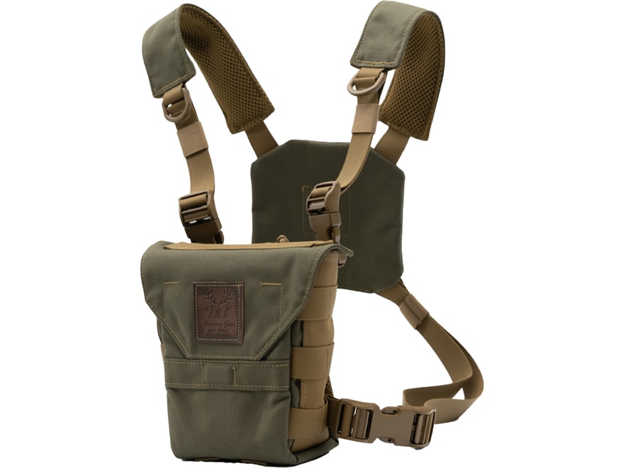 T&K Hunting Gear Gen 2 Binocular Harness Large Coyote Brown