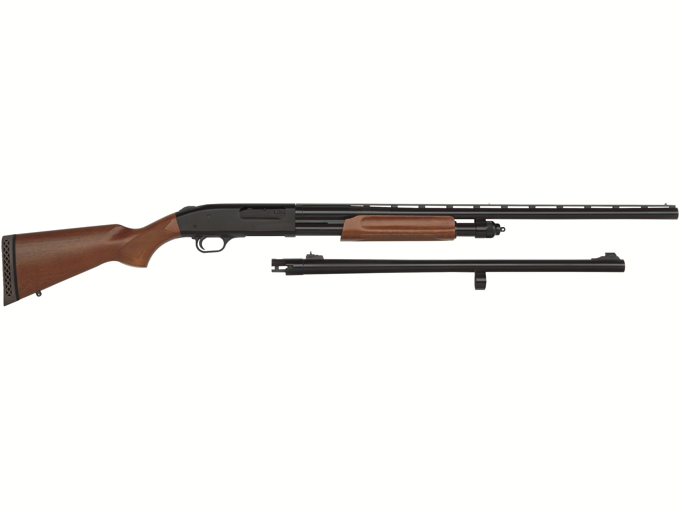 Mossberg 835 Pump 12 Ga Shotgun 28 Blued Barrel Wood Field Stock Combo