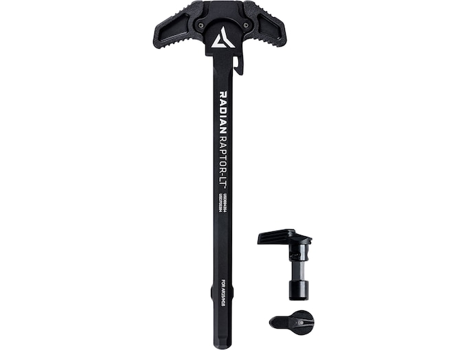 Radian Raptor-LT Ambidextrous Charging Handle and Talon Ambidextrous 45/90 Safety Selector Combo AR-15 Black