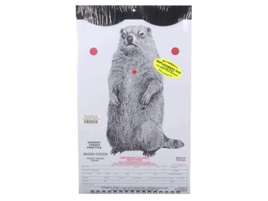 EZ Target Woodchuck Replacement Target 11 x 17 Paper Pack of 15