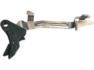 Shadow Systems Elite Flat Face Trigger with Trigger Bar for Glock 17, 19, 26, 34 Gen 3, 4 Polymer Black