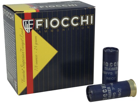 Fiocchi Low Recoil Ammunition 12 Gauge 2-3/4" 7/8 oz #8 Shot