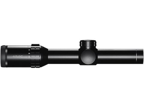 Hawke Frontier Rifle Scope 30mm Tube 1-6x 24mm 1/2 MOA Illuminated L4A Dot Reticle Matte