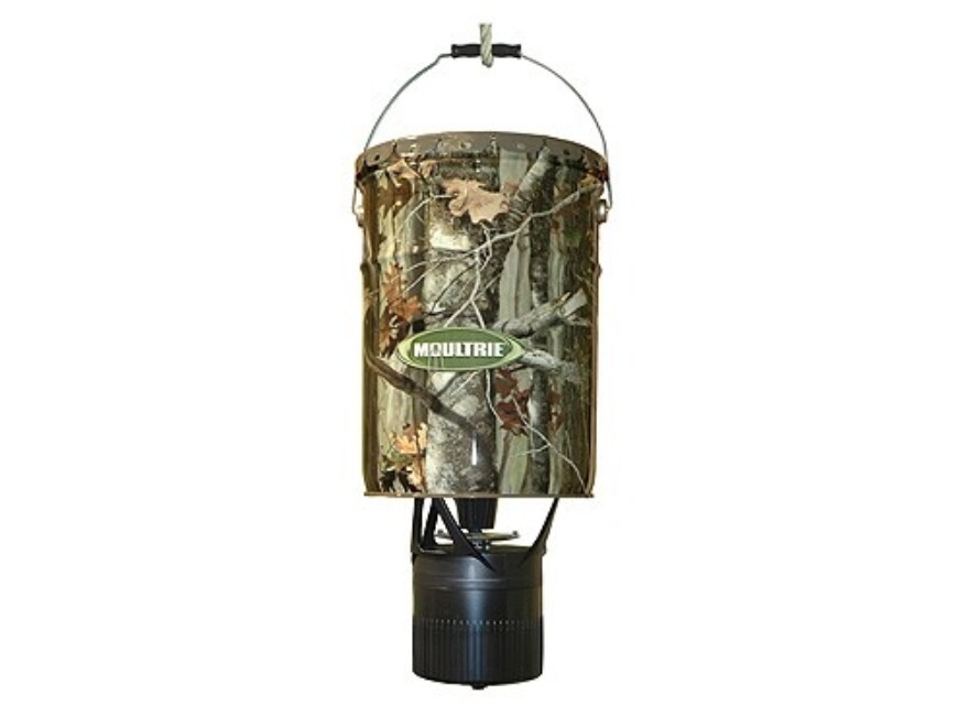 Moultrie Econo Plus Hanging Game Feeder 6.5 Gallon Polymer Camo