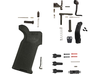 AR-STONER Competition Customizable Lower Parts Kit with Magpul Bad Lever, Magazine Release Button, Trigger Guard and Grip