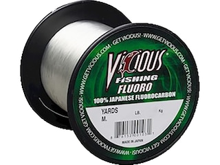 Vicious Fluorocarbon Fishing Line 15lb 800yd Clear