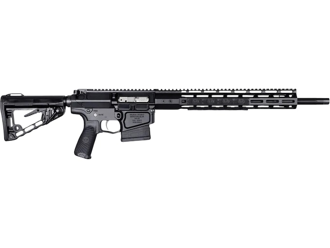 Wilson Combat Tactical Hunter Semi Automatic Rifle 338 Federal 18" Fluted Black Threaded Barrel Armor-Tuff Frame Black Pistol Grip