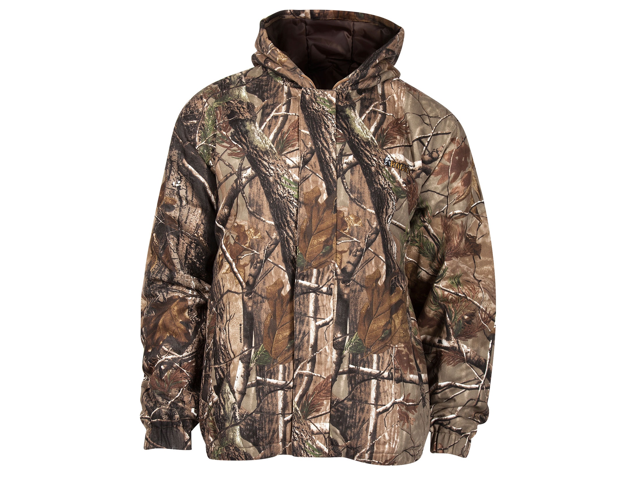 Rocky Men's Vitals Hooded Jacket Long Sleeve Cotton Realtree APX Camo