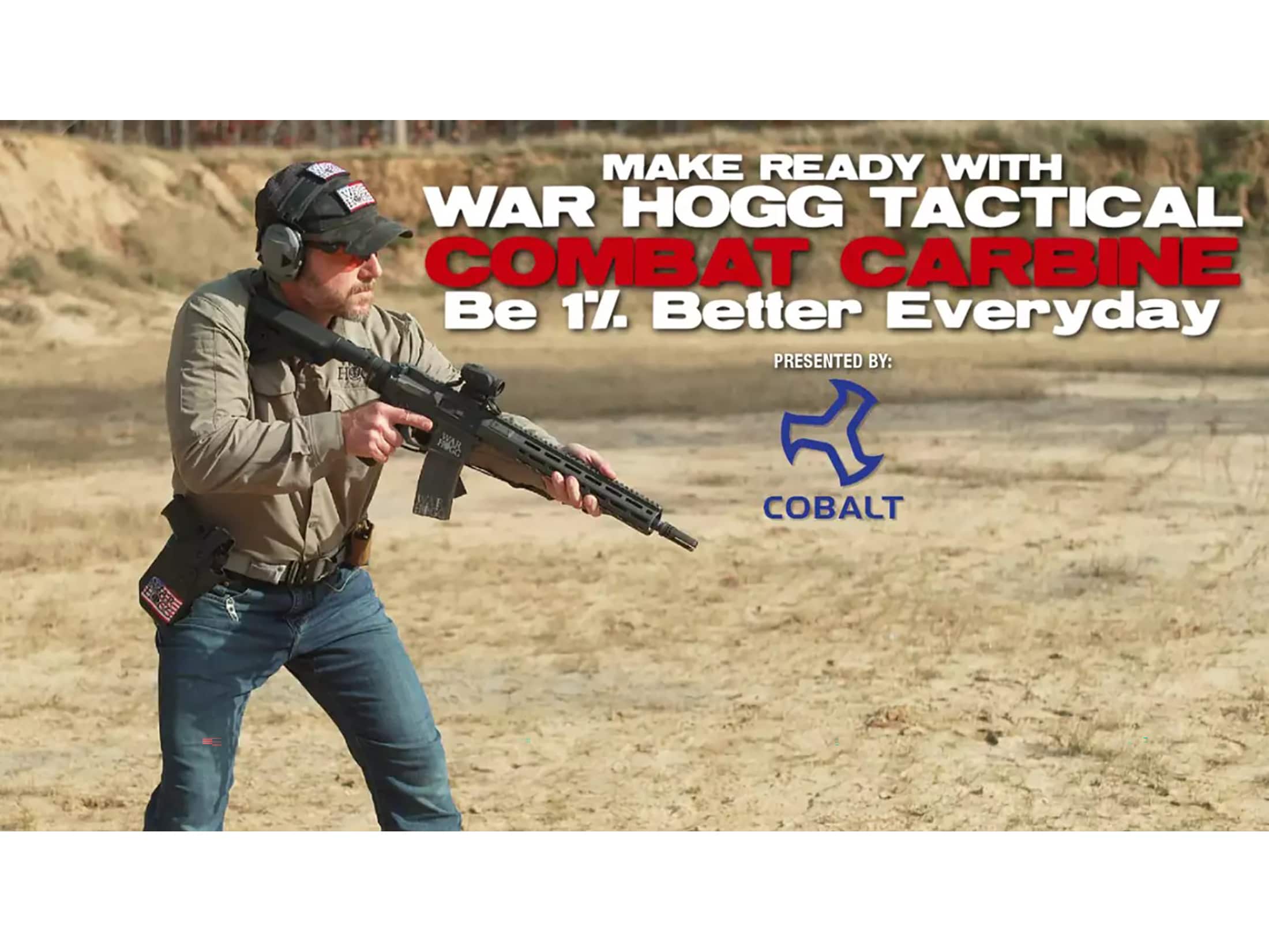 Panteao Make Ready War HOGG Tactical: Combat Carbine DVD Book Combo
