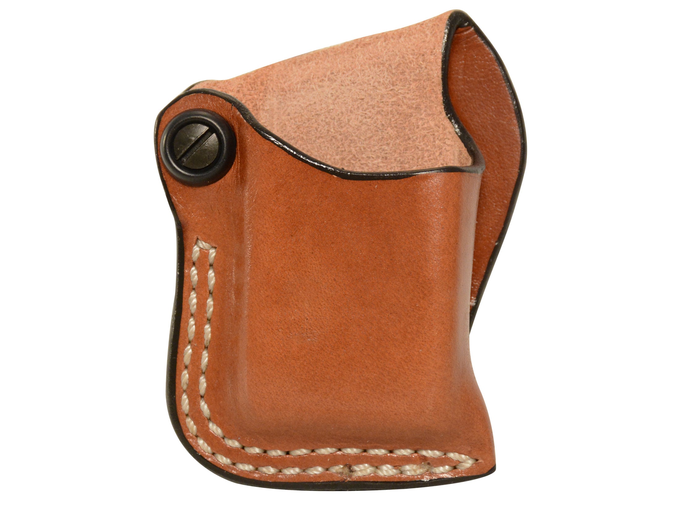 DeSantis S.S. Single Mag Pouch Left Glock 43 Leather Tan