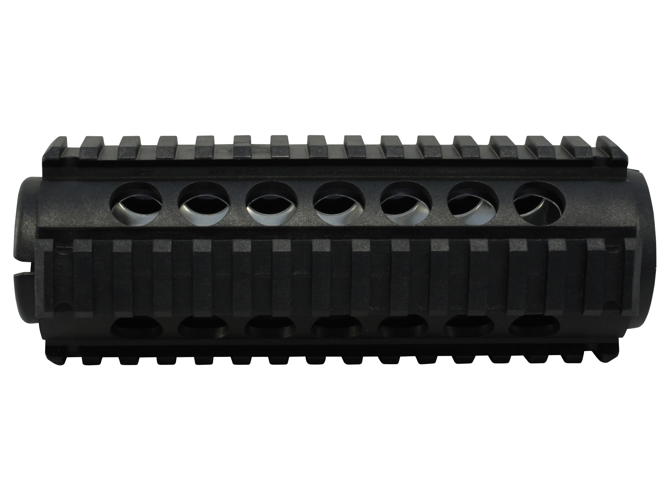 ProMag Quad-Rail Handguard AR-15 Carbine Length 2-Piece Polymer Black.