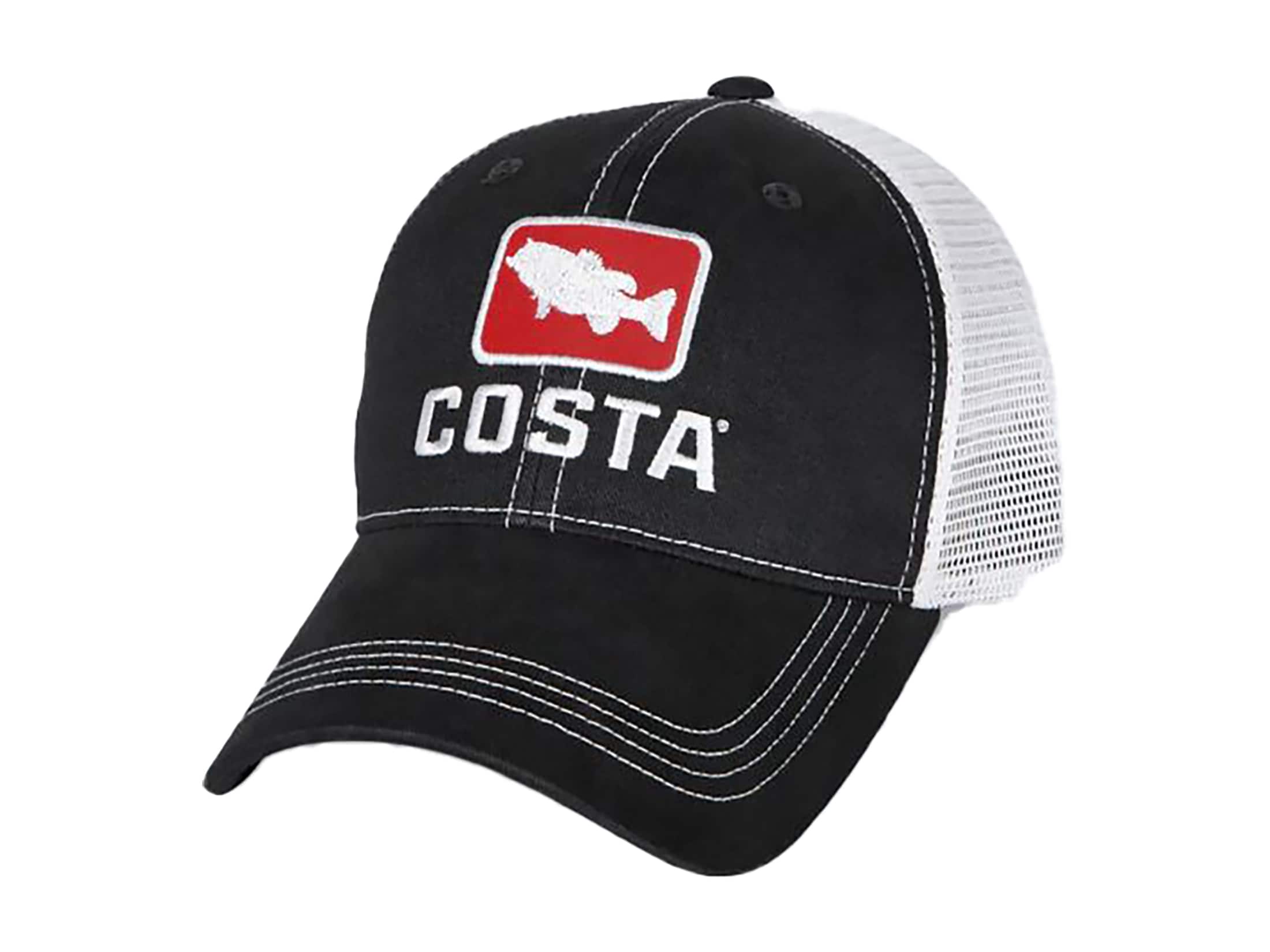 Costa Del Mar XL Bass Trucker Hat Navy One Size Fits Most