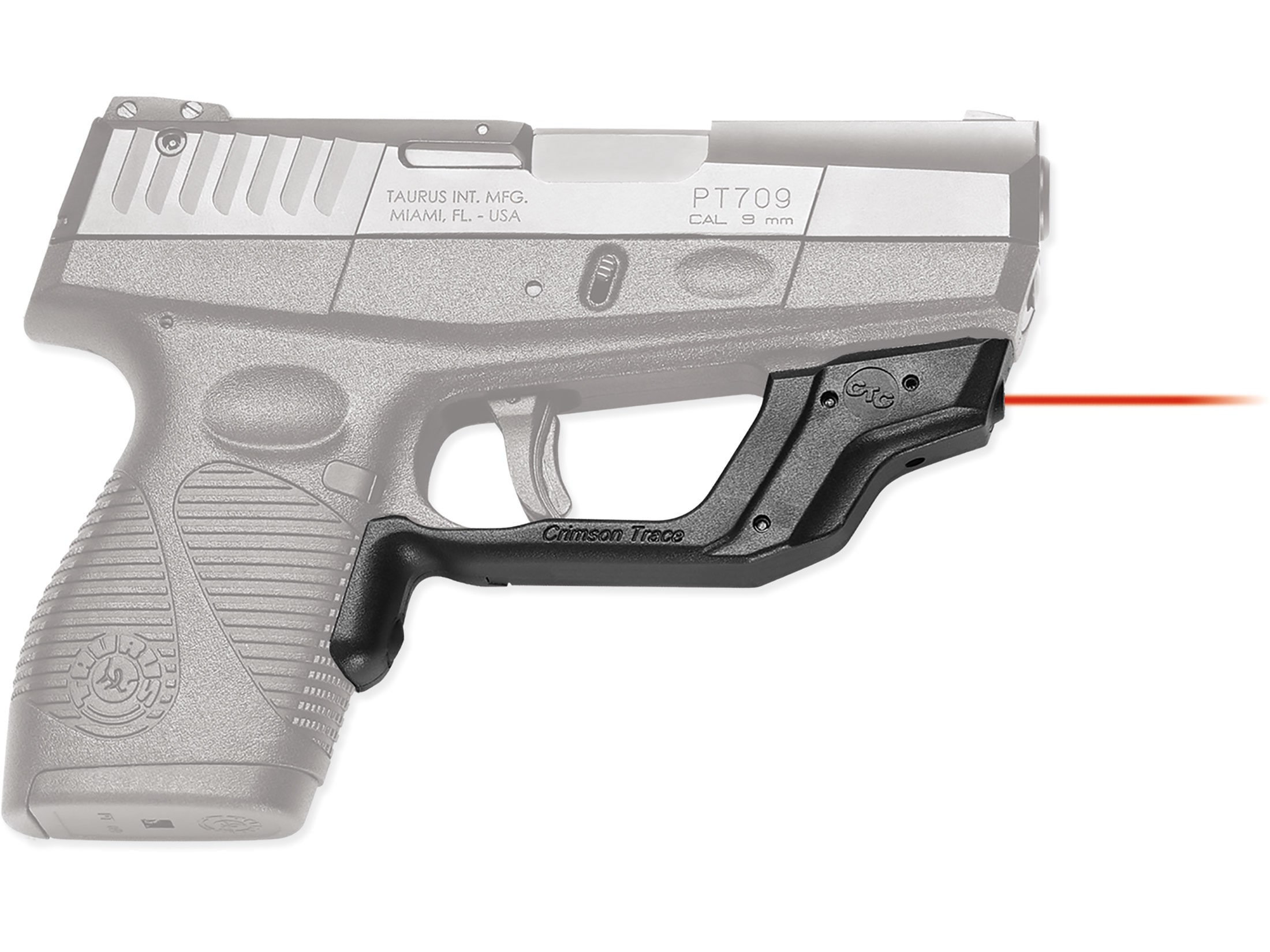 Crimson Trace Laserguard Taurus 709 740 708 Slim Polymer Black