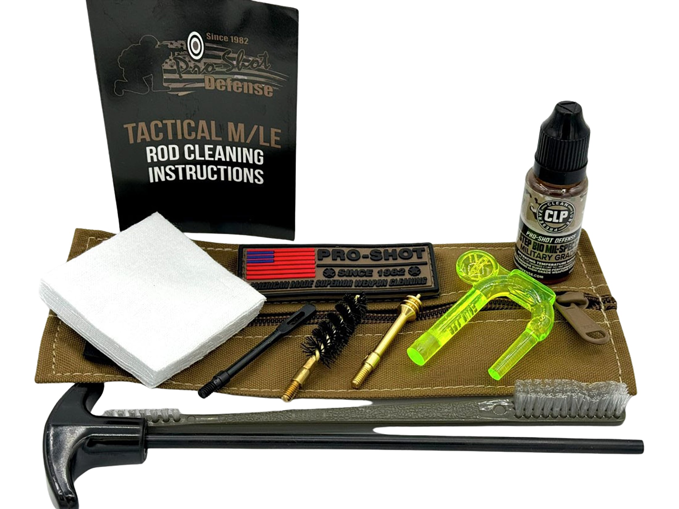 Pro-Shot Tactical Field Range Pistol Cleaning Kit 9mm